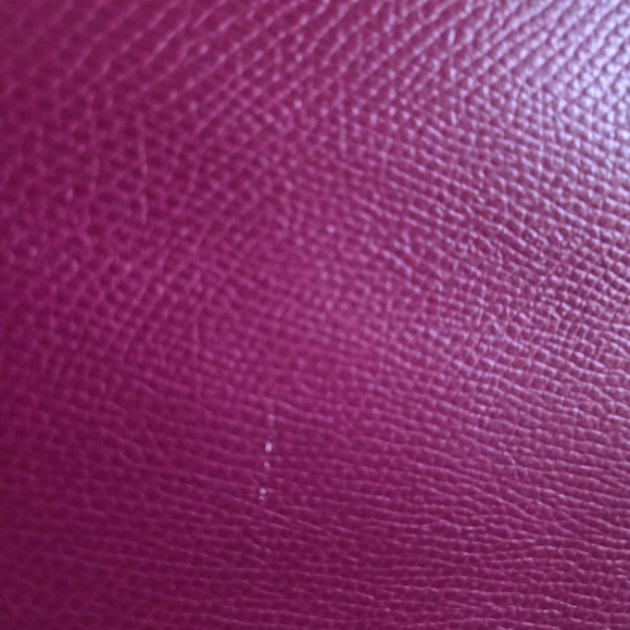 Coach Magenta Leather Tote Bag - Picture 15 of 15